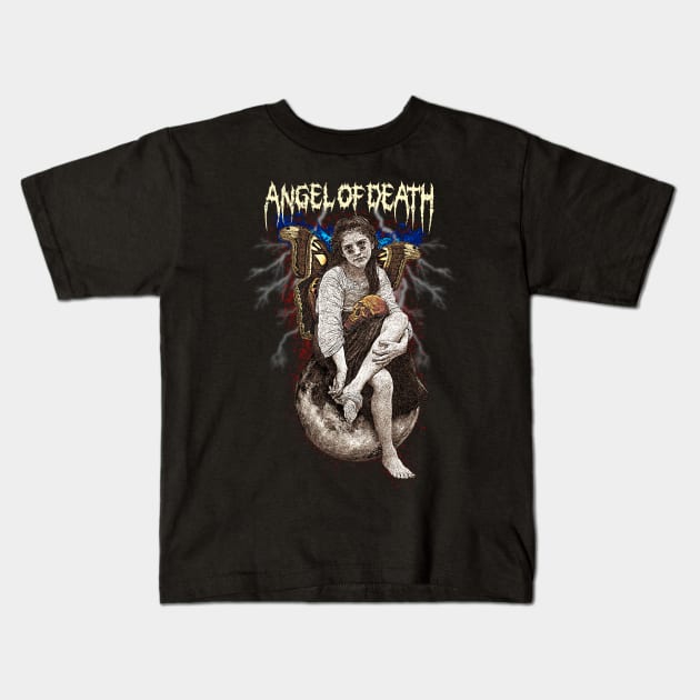 ANGEL OF DEATH Kids T-Shirt by ALLOFUS